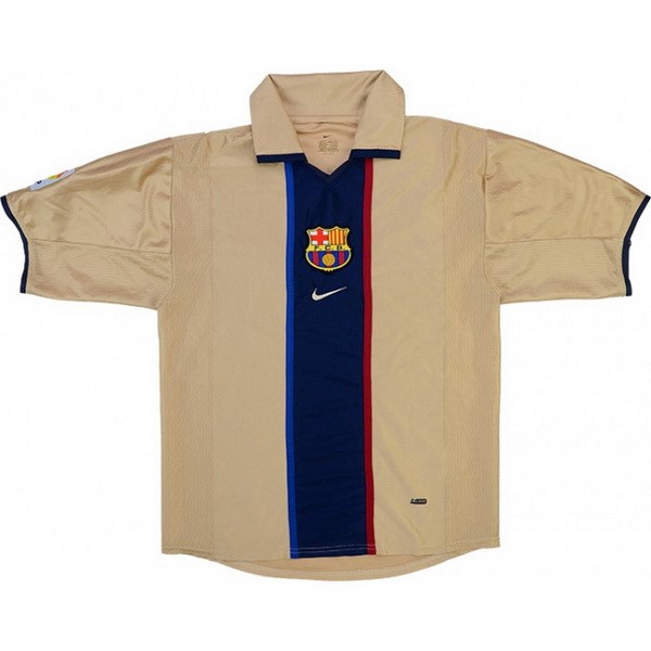 Tailandia Camiseta Barcelona 2nd Retro 2001 2003 Amarillo